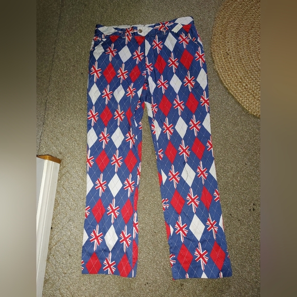 Royal Awesome Trew Brit Golf Pants Sz.38x32 - Picture 3 of 8